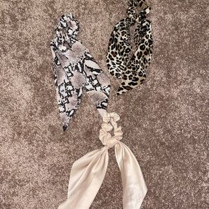 3 Pc. Scrunchies with “tails”
